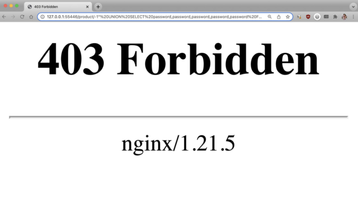 Что означает 403 Forbidden в NGINX