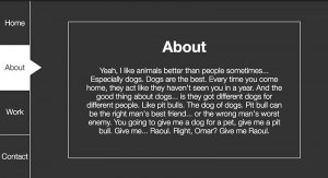 Awesome CSS Animated Tabs