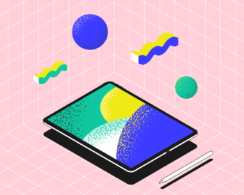 Иллюстрация на iPad от Skillbox