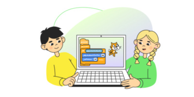 Программирование и создание игр на Scratch (8-10 лет) от GeekBrains