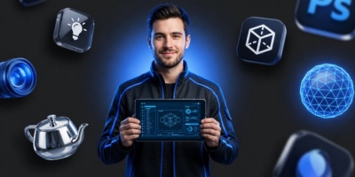 3ds Max  с ИИ: моделирование и визуализация от Компьютерная Академия TOP